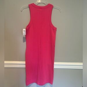 Women’s Old Navy Watermelon Pink Midi Dress - Size Medium NWT